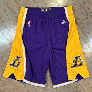 Vintage NBA Adidas Lakers Swingman Shorts